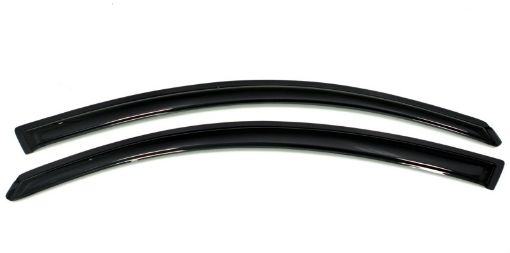 Picture of AVS 08 - 12 Nissan Altima Coupe Ventvisor Outside Mount Window Deflectors 2pc - Smoke