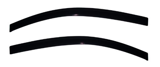Picture of AVS 11 - 17 Fiat 500 Ventvisor Outside Mount Window Deflectors 2pc - Smoke