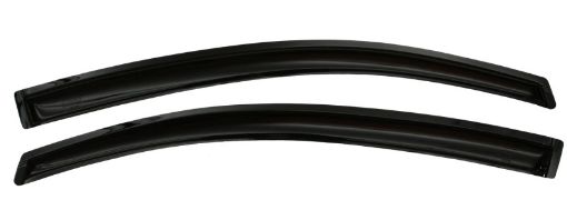 Picture of AVS 12 - 15 Honda Civic Coupe Ventvisor Outside Mount Window Deflectors 2pc - Smoke