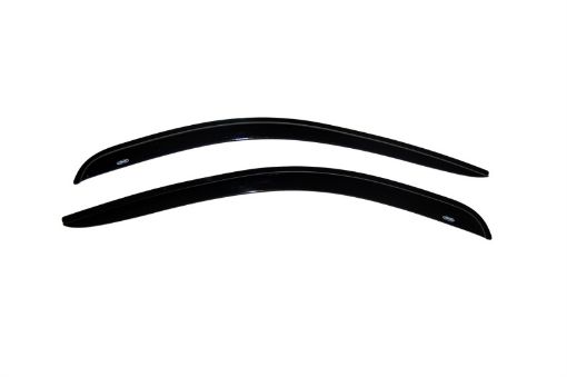 Picture of AVS 02 - 08 Dodge RAM 1500 Standard Cab Ventvisor Outside Mount Window Deflectors 2pc - Smoke