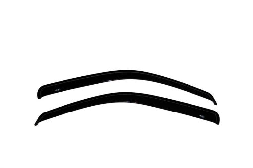 Picture of AVS 04 - 12 Chevy Colorado Standard Cab Ventvisor Outside Mount Window Deflectors 2pc - Smoke