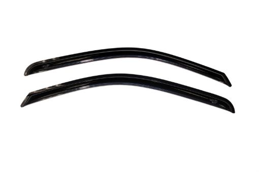 Picture of AVS 09 - 18 Dodge RAM 1500 Standard Cab Ventvisor Outside Mount Window Deflectors 2pc - Smoke