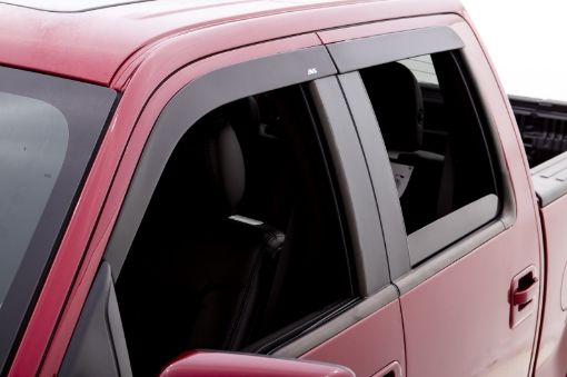 Picture of AVS 07 - 14 Toyota FJ Cruiser Ventvisor Aeroskin Deflector Combo Kit - Matte Black
