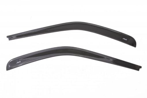 Picture of AVS 07 - 18 Jeep Wrangler (2 Door Only) Ventvisor Low Profile Window Deflectors 2pc - Matte Black