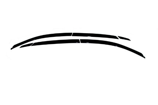 Picture of AVS 03 - 08 Infiniti FX35 Ventvisor Low Profile Deflectors 6pc - Smoke