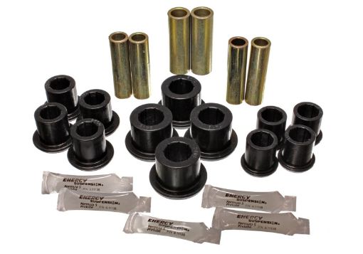 Picture of Energy Suspension 97 - 03 Ford F100F150F250 2WD Black Rear Leaf Spring Bushing Set