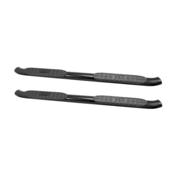 Picture of Westin 2007 - 2013 Chevy Silverado 1500 Reg Cab PRO TRAXX 4 Oval Nerf Step Bars - Black
