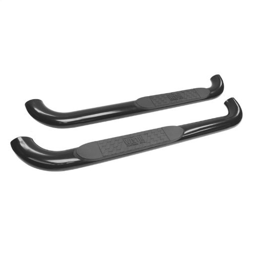 Picture of Westin 2002 - 2008 Dodge Ram 1500 Platinum 4 Oval Nerf Step Bars - Black