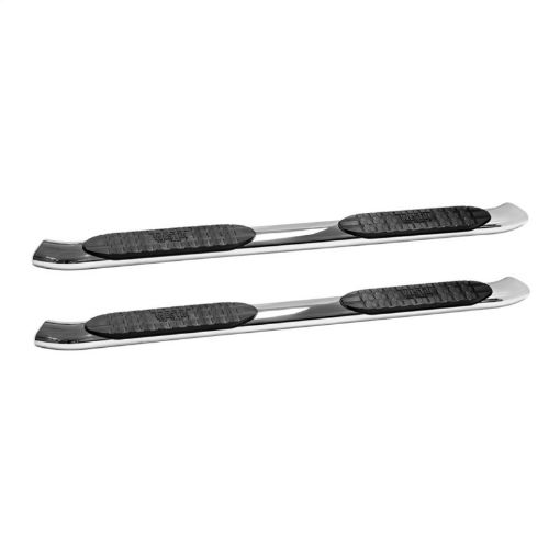 Picture of Westin 2007 - 2013 Chevy Silverado 1500 Ext Cab PRO TRAXX 5 Oval Nerf Step Bars - SS