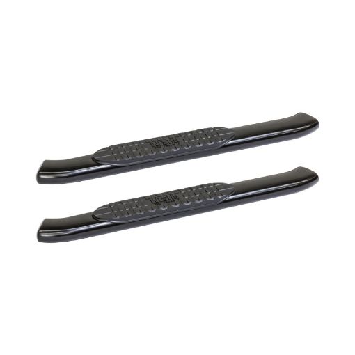Picture of Westin 15 - 18 Chevy Silv 253500 Reg Cab Dsl (Rocker Mount) PRO TRAXX 5 Oval Nerf Step Bars - Black