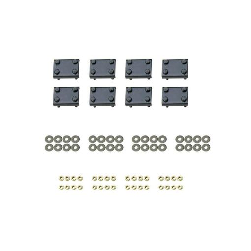 Picture of Westin 2001 - 2004 Ford F - 150 SuperCrew Premier Oval Nerf Step Bar Mount Kit - Black