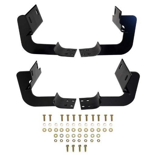 Picture of Westin 2007 - 2014 Ford Expedition EL Premier Oval Nerf Step Bar Mount Kit - Black