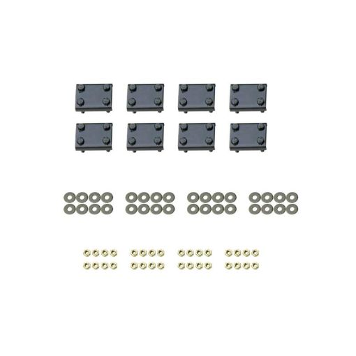 Picture of Westin 2000 - 2013 ChevyGMC Tahoe 4dr (Excl 43135 Z71) Premier Oval Nerf Step Bar Mount Kit - Black