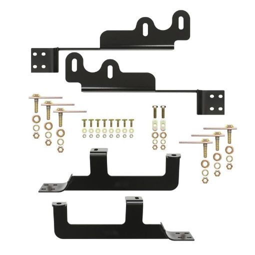 Picture of Westin 2008 - 2017 BuickChevroletGMCSaturn Enclave Premier Oval Nerf Step Bar Mount Kit - Black