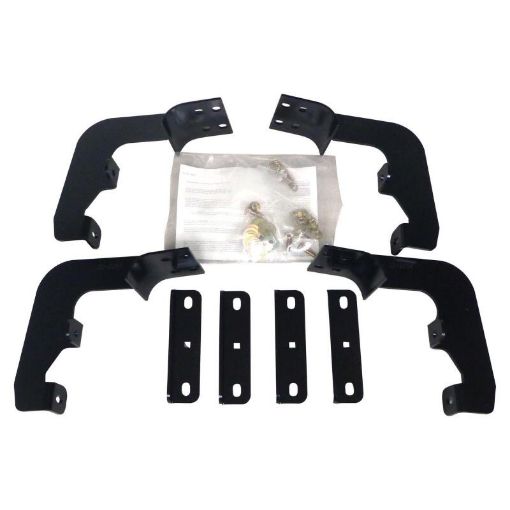 Picture of Westin 2015 - 2018 Ford F - 150 RegSuperCabSuperCrew Premier Oval Nerf Step Bar Mount Kit - Black