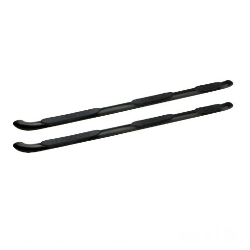Picture of Westin 15 - 18 Chevy Silv 253500 Dbl Cab(6.5ft)Dually (8ft) Platinum 4 Oval WTW Nerf Step Bars - Blk