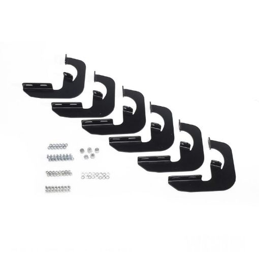 Picture of Westin 2005 - 2013 ChevroletGMC SuburbanTahoeYukonYukon XL Running Board Mount Kit - Black