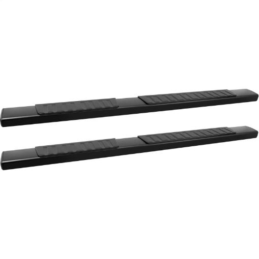 Picture of Westin 2007 - 2018 Chevy Silverado ExtDbl Cab R7 Nerf Step Bars - Black