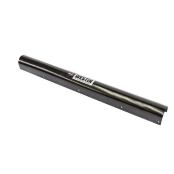 Picture of Westin Push Bumper Elite Light Channel 23.5 inch Solid - Black