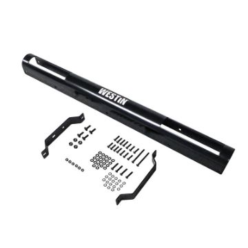Picture of Westin Push Bumper Elite Light Channel 33.1 inch Solid - Black