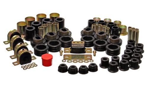 Picture of Energy Suspension 81 - 87 ChevyGMC 2WD 12 Ton PickUp Black Hyper - flex Master Bushing Set