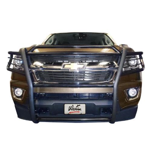 Picture of Westin 2004 - 2011 ChevroletGMC Colorado Sportsman Grille Guard - Black