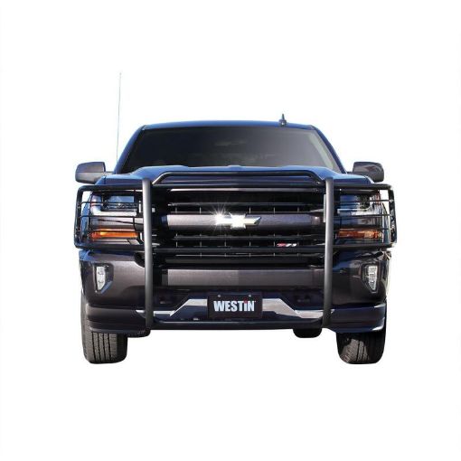 Picture of Westin 2007 - 2013 Chevrolet Silverado 1500LD Sportsman Grille Guard - Black