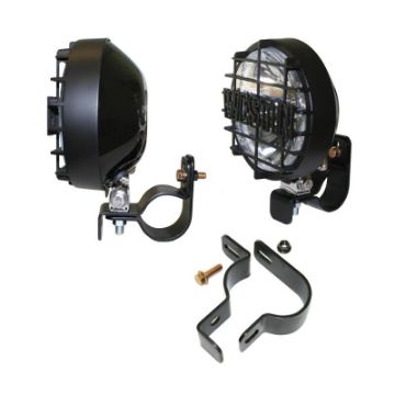 Picture of Westin HDX Grille Guard Light Clamps Universal (Pak of 2) - Black