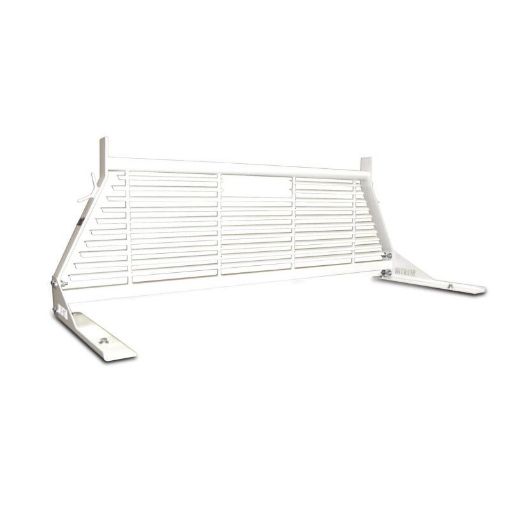 Picture of Westin 1999 - 2018 ToyotaGMCChevroletFord SilveradoSierra 150025003500 HD Headache Rack - White