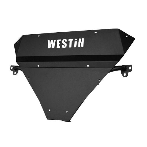 Picture of Westin 2014 - 2018 Chevy Silverado 1500 Outlaw Bumper Skid Plate - Textured Black