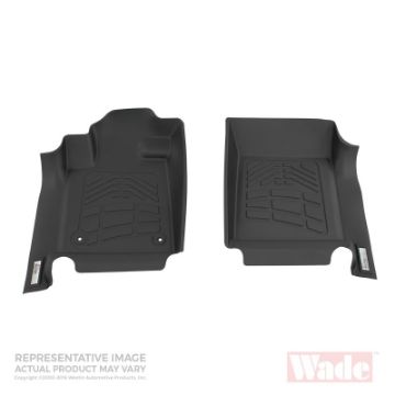 Picture of Westin 09 - 12 Ford F - 150 RegSuprCabSuprCrew (w1 Ret Hook) Wade Sure - Fit Floor Liners Front - Blk