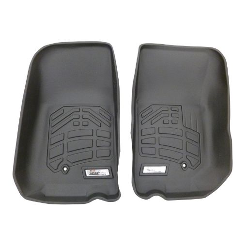Picture of Westin 2007 - 2013 Jeep WranglerWrangler Unlimited Wade Sure - Fit Floor Liners Front - Black