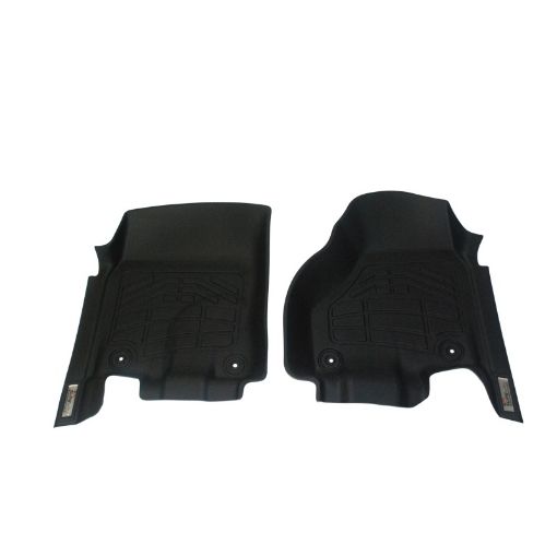 Picture of Westin 12 - 18 Ram CrewMega Cab (two retention hooks) Wade Sure - Fit Floor Liners Front - Black