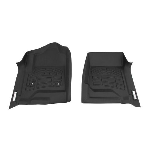 Picture of Westin 2014 - 2018 ChevyGMCCadillac SilvSierra 1500 Wade Sure - Fit Floor Liners Front - Black