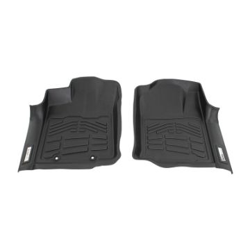Picture of Westin 2016 - 2018 Toyota Tacoma AccessDbl Cab Wade Sure - Fit Floor Liners Front - Black