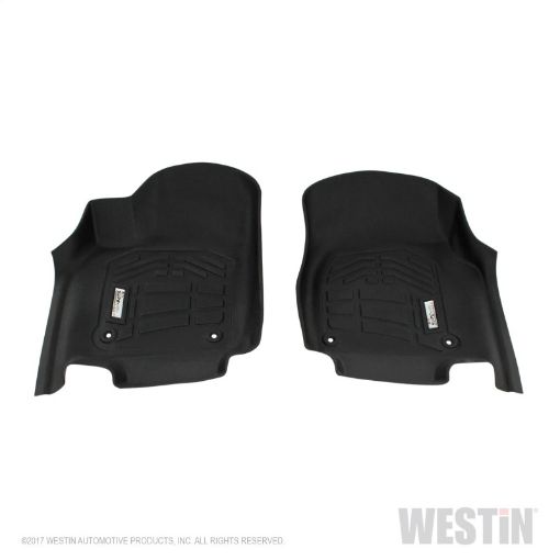 Picture of Westin 2013 - 2018 DodgeJeep Durango Wade Sure - Fit Floor Liners Front - Black