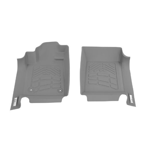 Picture of Westin 12 - 17 Toyota Tundra RegDblCrewMax (Double hook) Wade Sure - Fit Floor Liners Front - Gray