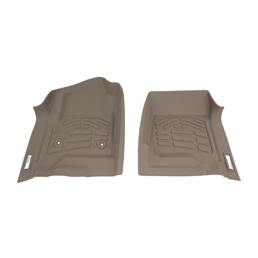 Picture of Westin 2014 - 2018 ChevroletGMCCadillac SilveradoSierra 1500 Wade Sure - Fit Floor Liners Front - Tan