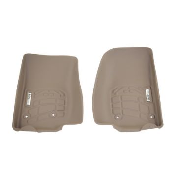 Picture of Westin 2014 - 2018 Jeep Wrangler Wrangler Unlimited Wade Sure - Fit Floor Liners Front - Tan
