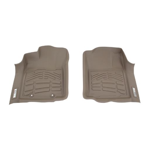 Picture of Westin 2016 - 2018 Toyota Tacoma AccessDbl Cab Wade Sure - Fit Floor Liners Front - Tan