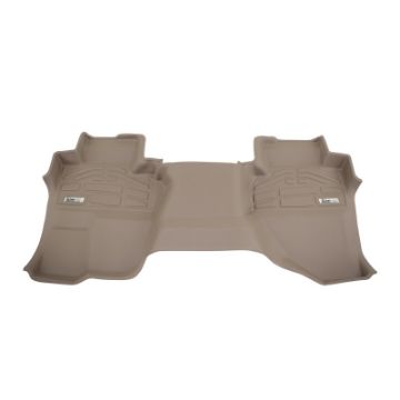 Picture of Westin 2014 - 2018 Chevy Silverado 1500 Dbl Cab Wade Sure - Fit Floor Liners 2nd Row - Tan