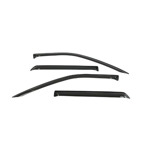 Picture of Westin 2011 - 2017 Dodge Durango Wade Slim Wind Deflector 4pc - Smoke