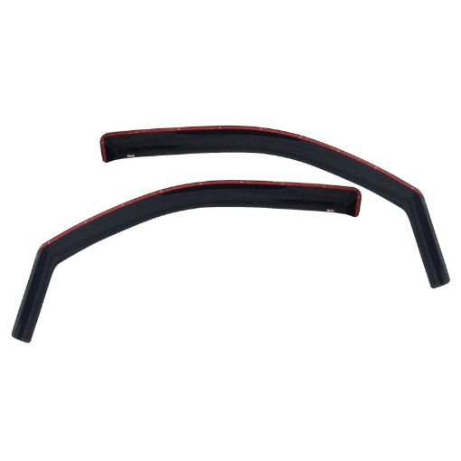 Picture of Westin 2005 - 2010 DodgeMitsubishi Dakota Wade In - Channel Wind Deflector 2pc - Smoke