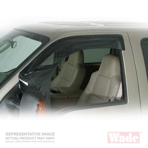 Picture of Westin 1985 - 2004 ChevroletGMC Astro Van Wade Wind Deflector Windguard - Smoke