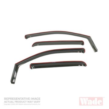 Picture of Westin 2001 - 2007 Toyota Highlander Wade In - Channel Wind Deflector 4pc - Smoke