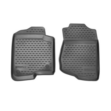 Picture of Westin 2009 - 2014 Ford F150 Super Cab Profile Floor Liners Front - Black