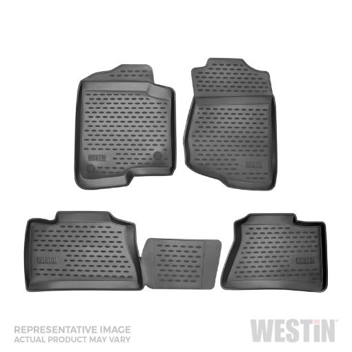 Picture of Westin 2009 - 2017 Toyota 4Runner Profile Floor Liners 4pc - Black