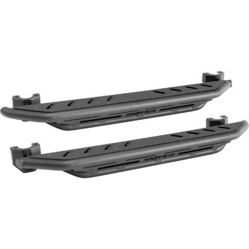 Picture of WestinSnyper 07 - 17 Jeep Wrangler Triple Tube Rock Rail Steps - Textured Black