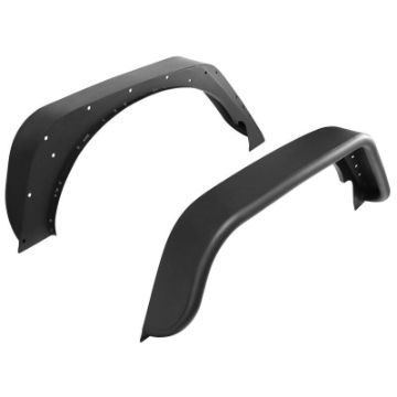 Picture of WestinSnyper 07 - 17 Jeep Wrangler Tube Fenders - Rear - Textured Black