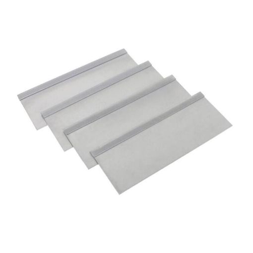 Picture of WestinBrute 19inL x 3.5inH x 15inW Tray w 4 Silver Dividers - Yellow